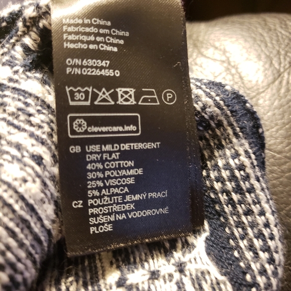 ALPACA FAIR ISLE LONG SLEEVE SWEATER DRESS SMALL - Picture 9 of 9